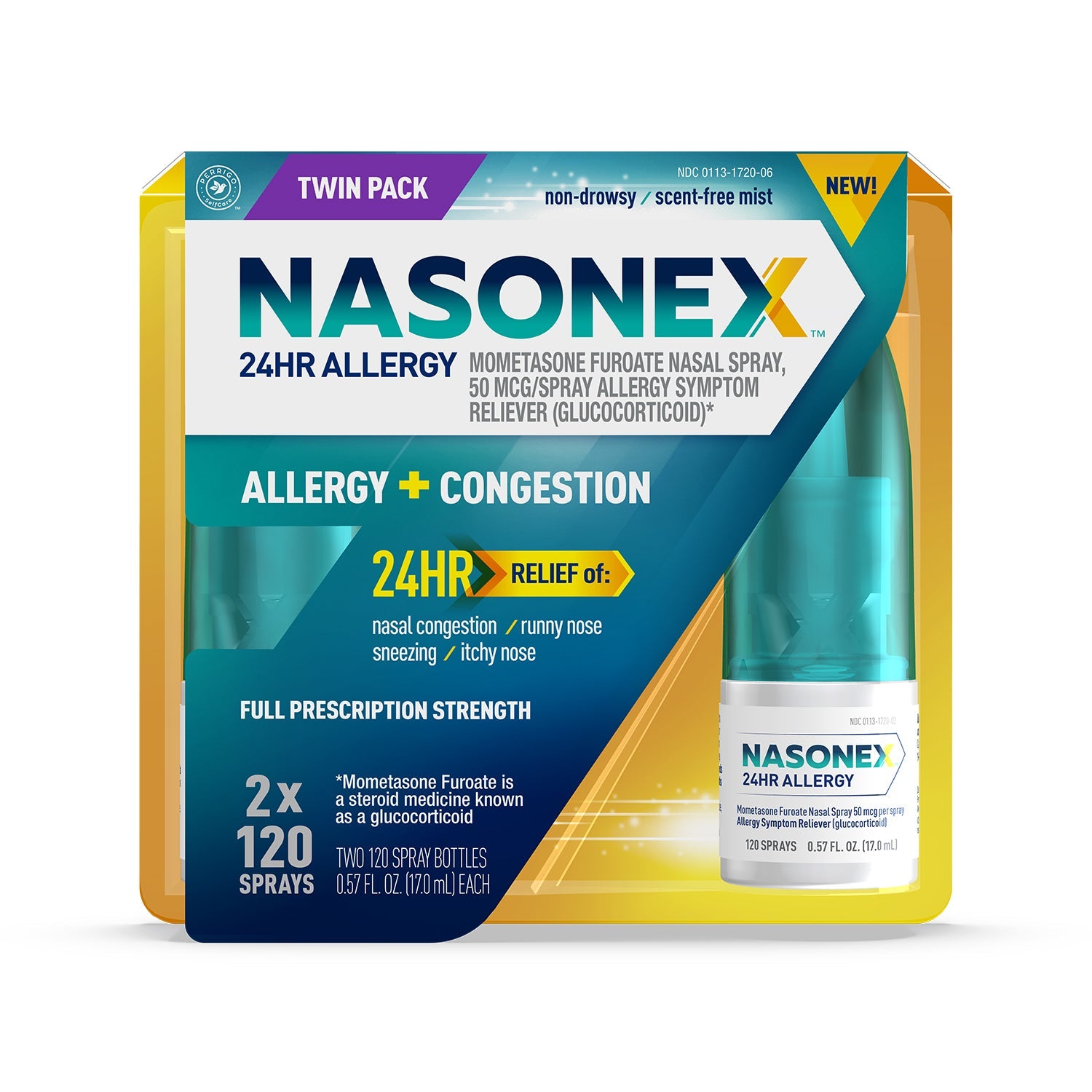 Cortisone nasal spray Clearance